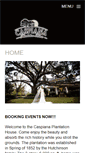 Mobile Screenshot of caspianaplantationhouse.com